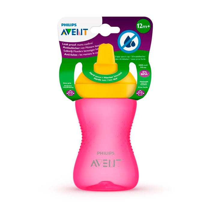 Jag Couture London - New York Avent Hard Mouthpiece Cup Pink +12 Months 300ml