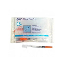 Jag Couture London - New York Bd Insulin Syringe Microfine 0,5 X 12,7 10 pcs.