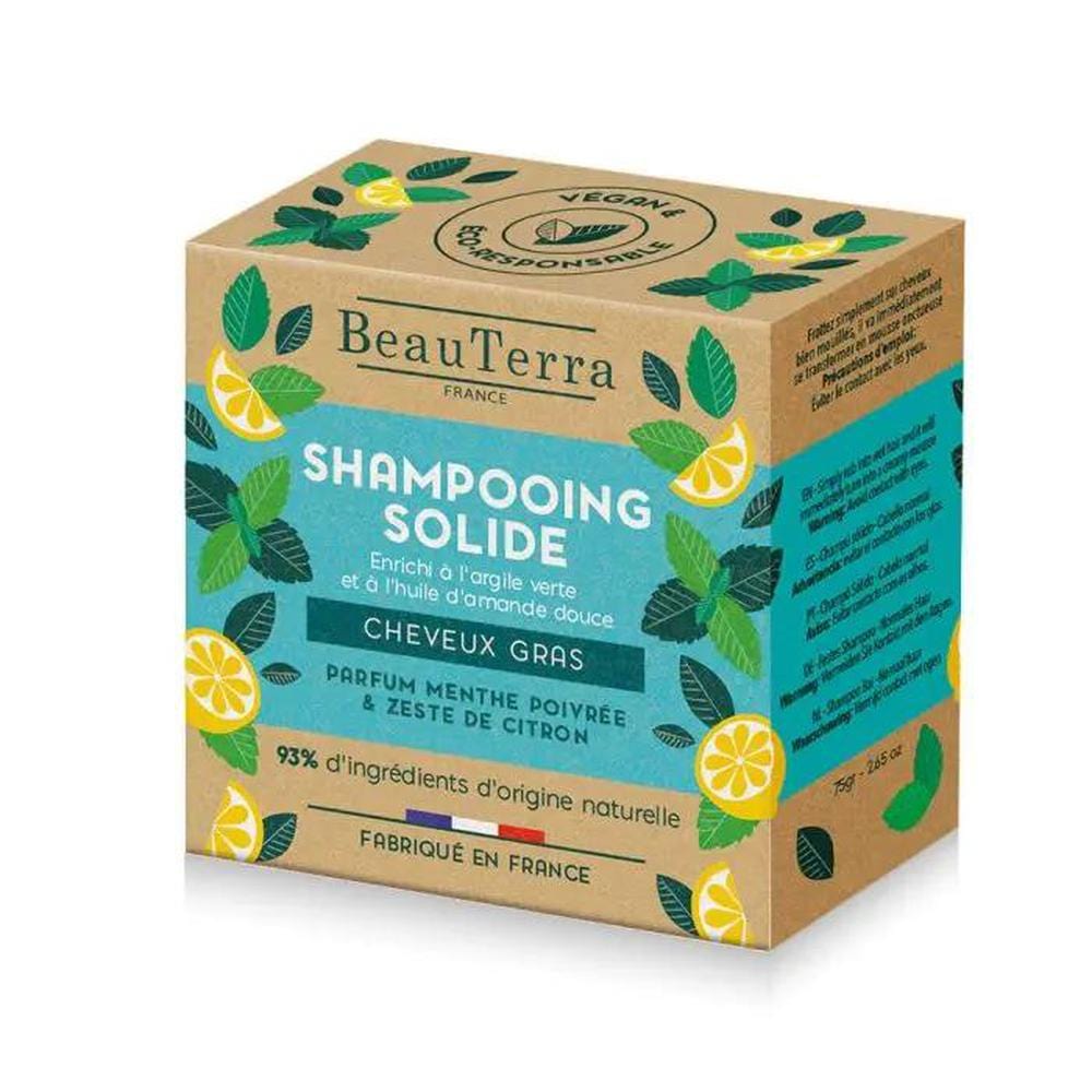 Jag Couture London - New York Beauterra Solide Champú De Menta y Cáscara De Limón 75g