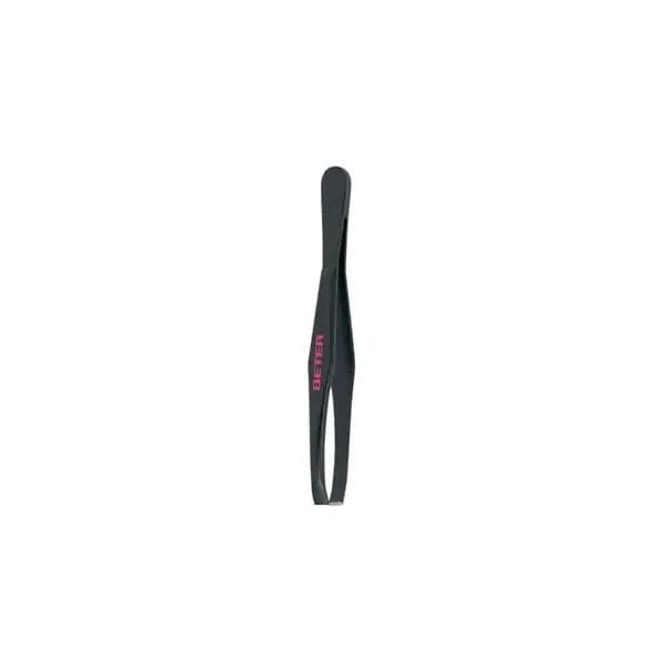 Jag Couture London - New York Beter Black Coated Steel Straight Tip Tweezers