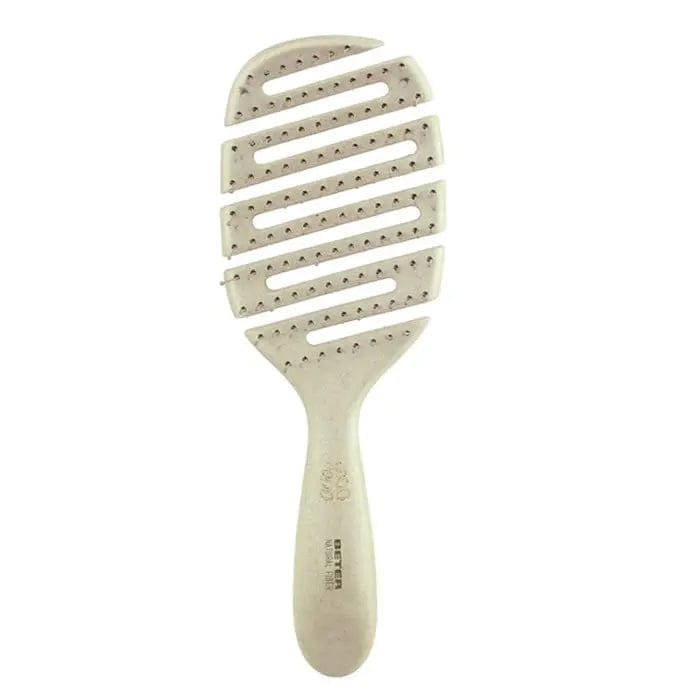 Jag Couture London - New York Beter Detangling Natural Fiber Flexible Vent Brush Beige