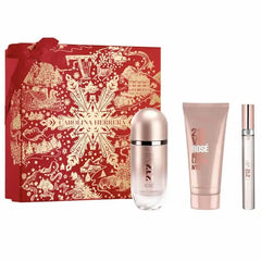 Jag Couture London - New York Carolina Herrera 212 Vip Rose Eau De Perfume Spray 80ml Set 3 Pieces