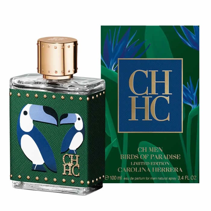 Jag Couture London - New York Carolina Herrera CH Men Birds Of Paradise Eau De Parfum Spray 100ml Limited Edition