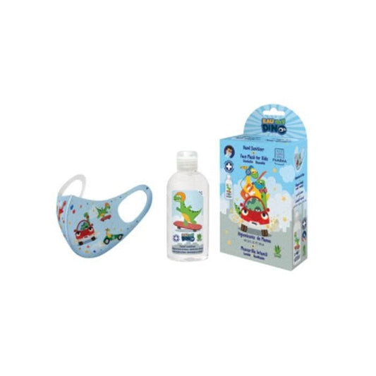 Jag Couture London - New York Cartoon Eau My Dino Hand Sanitizer 100ml Set 2 Pieces