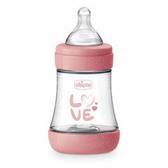 Jag Couture London - New York Chicco Perfect Baby Bottle 0M+ Silicone Pink 150ml