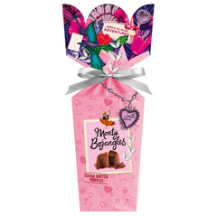 Jag Couture London - New York Choccy Scoffy Bouquet gift box of chocolatey flavoured cocoa dusted truffles