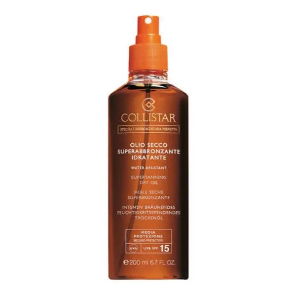 Jag Couture London - New York Collistar Super Tanning Dry Oil Water Resistant Spf15 200ml