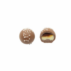 Jag Couture London - New York Crème brulee - milk chocolate enrobed crème brûlée cream with caramel 13g
