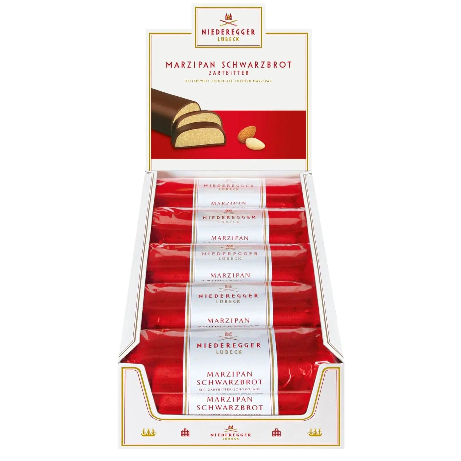 Jag Couture London - New York Dark chocolate covered marzipan loaf