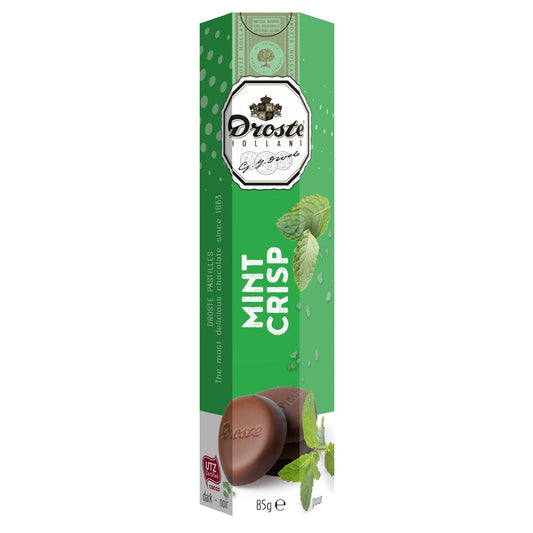 Jag Couture London - New York Dark chocolate mint crisp pastilles in tube