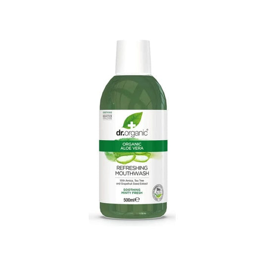 Jag Couture London - New York Dr. Organic  Aloe Vera Mouthwash 500ml