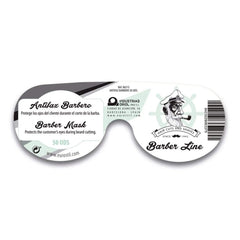 Jag Couture London - New York Eurostil Barber Line Antifaz Barbero Negro Negro Pack 50un