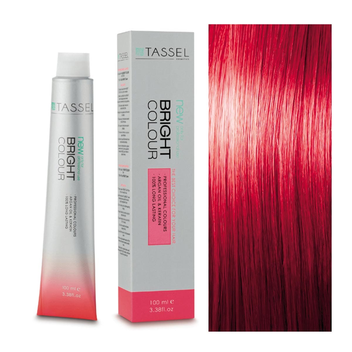Jag Couture London - New York Eurostil Bright Colour Tinte N7,62 Rubio Medio Rojo Cereza 1un