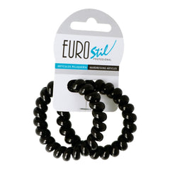 Jag Couture London - New York Eurostil Negro Negro Gomas En Espiral Grande 55cm Pack 1un