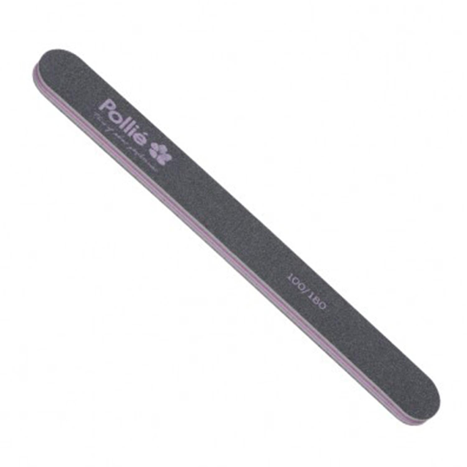 Jag Couture London - New York Eurostil Uñas Lima Gruesa Acolchada 170mm Negra Pack 12un