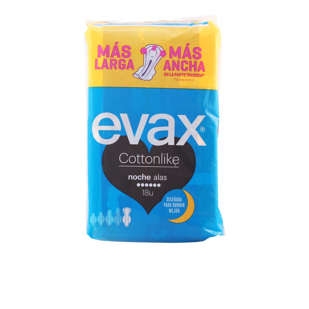 Jag Couture London - New York Evax Cottonlike Night With Wings Sanitary Towels 18 Units