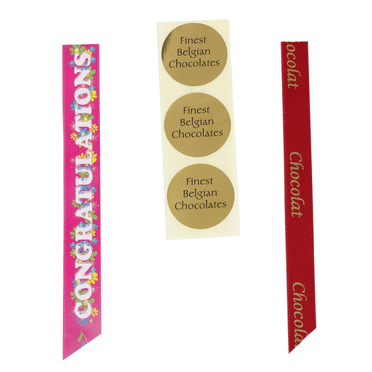 Jag Couture London - New York Finest Belgian chocolate stickers