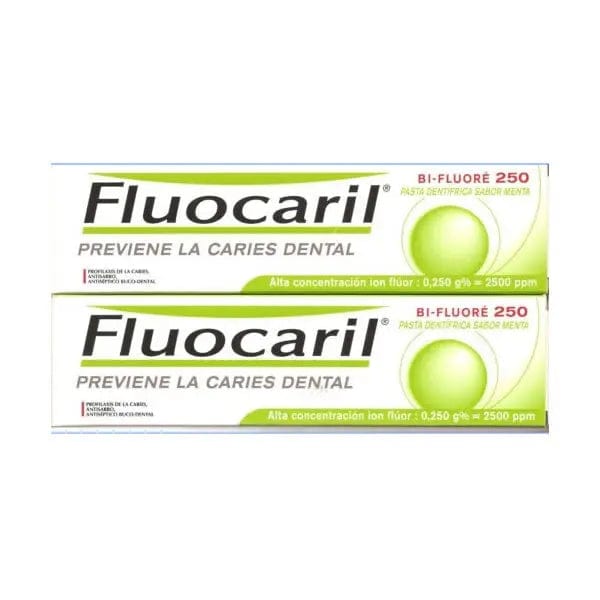 Jag Couture London - New York Fluocaril Pasta Dentífrica Sabor Menta Prevención Caries 2x125ml