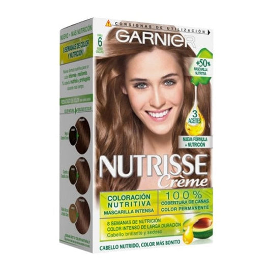 Jag Couture London - New York Garnier Nutrisse Crème Nourishing Color 6 Dark Blonde