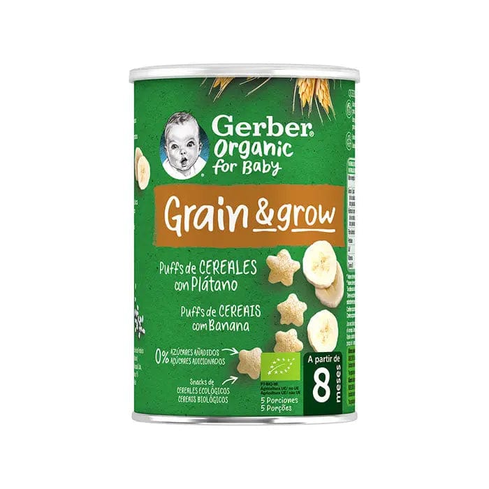 Jag Couture London - New York Gerber Organic Puff Cereals and Banana
