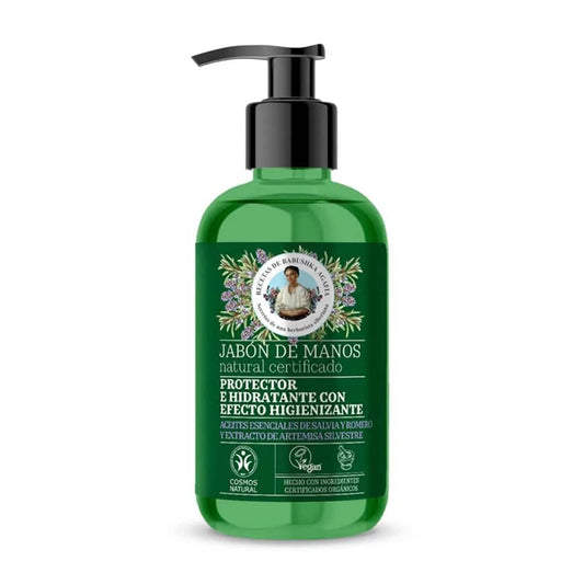 Jag Couture London - New York Green Agafia Protector Efecto Higienizante Jabon De Manos Jabon De Manos Con Dosificador 300ml