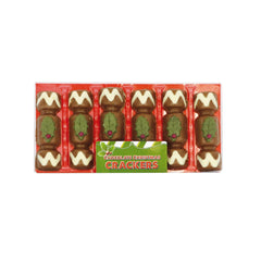 Jag Couture London - New York Hand decorated chocolate crackers with sugarcraft holly in acetate pack
