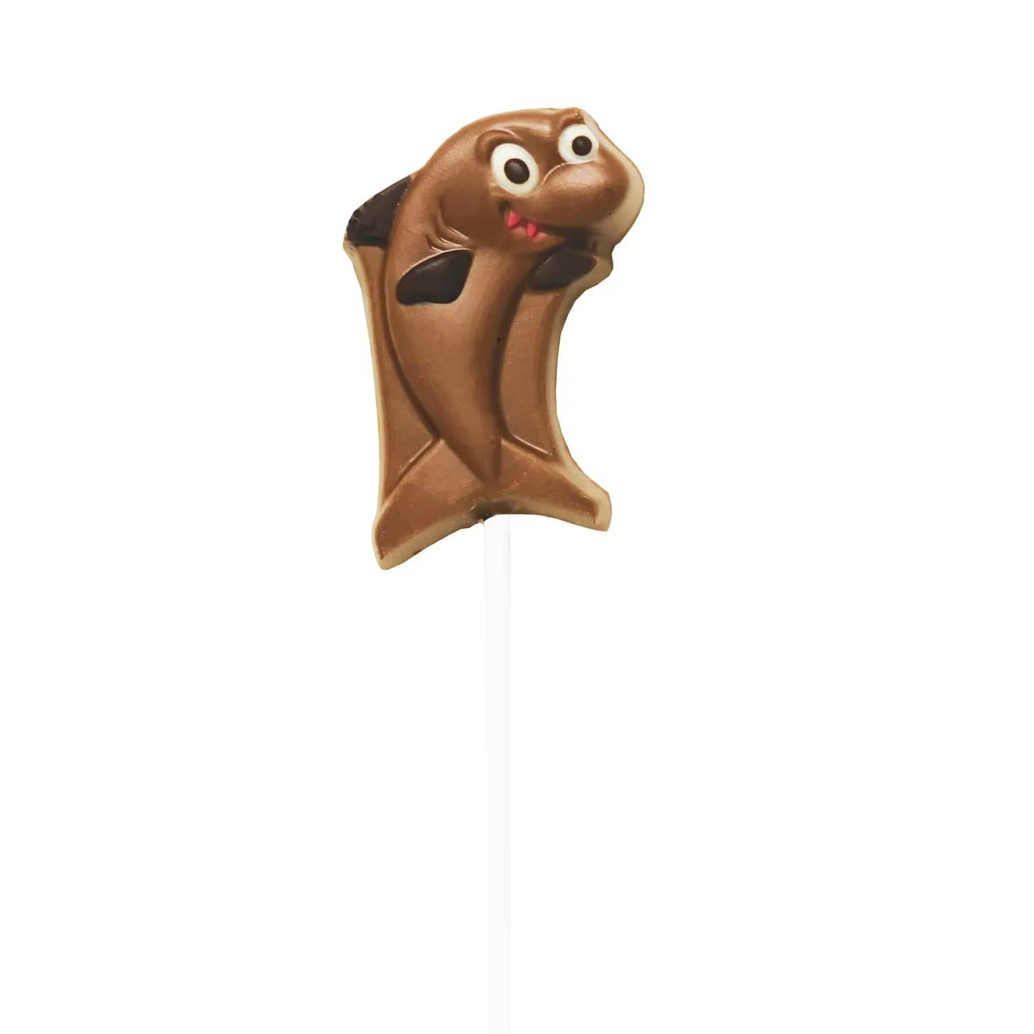 Jag Couture London - New York Hand decorated chocolate shark lollipops in display