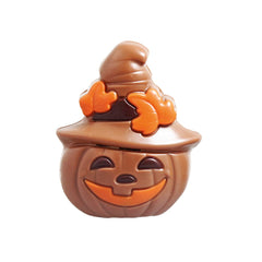 Jag Couture London - New York Hollow milk chocolate pumpkin with hat figure 8.5cm