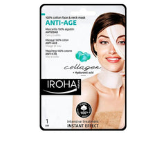 Jag Couture London - New York Iroha Nature Anti Age Cotton Face And Neck Mask Collagen 1 Unit