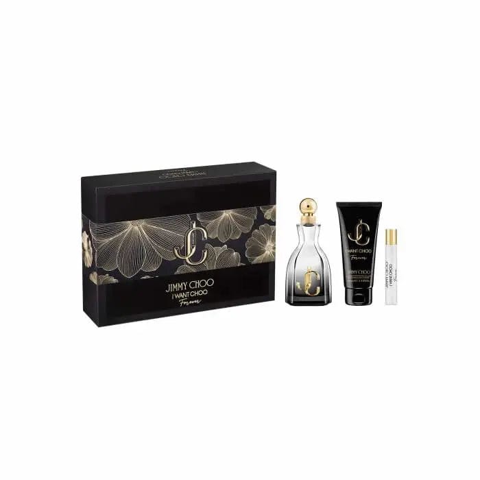 Jag Couture London - New York Jimmy Choo I Want Choo Eau De Parfum Spray 100ml Set 3 Pieces