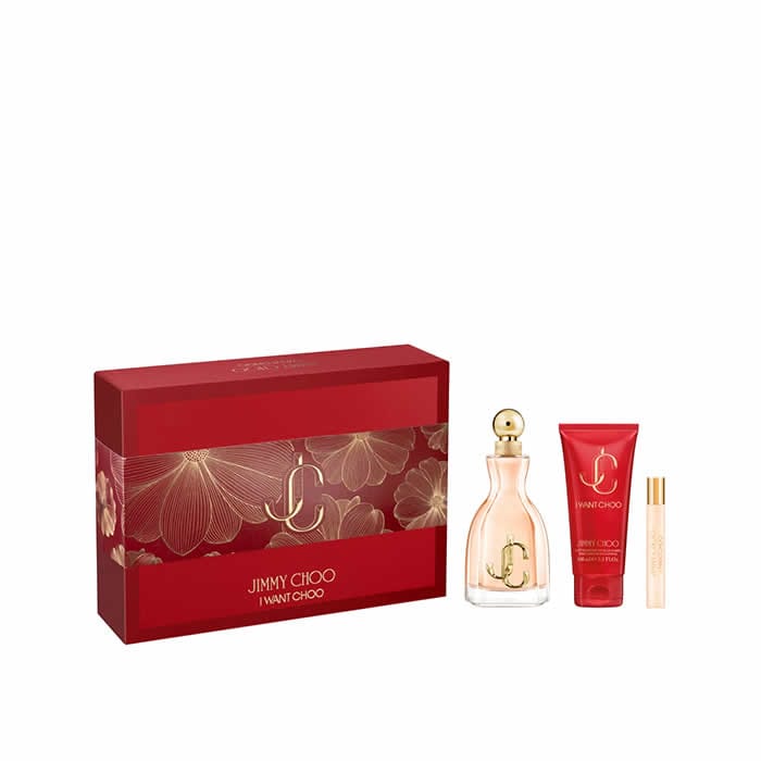 Jag Couture London - New York Jimmy Choo I Want Choo Eau De Parfum Spray 100ml Set 3 Pieces