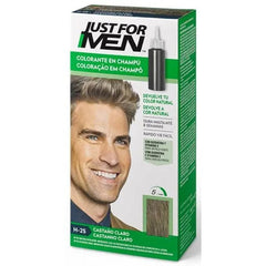 Jag Couture London - New York Just For Men shampoo-in haircolor Light Brown 66ml