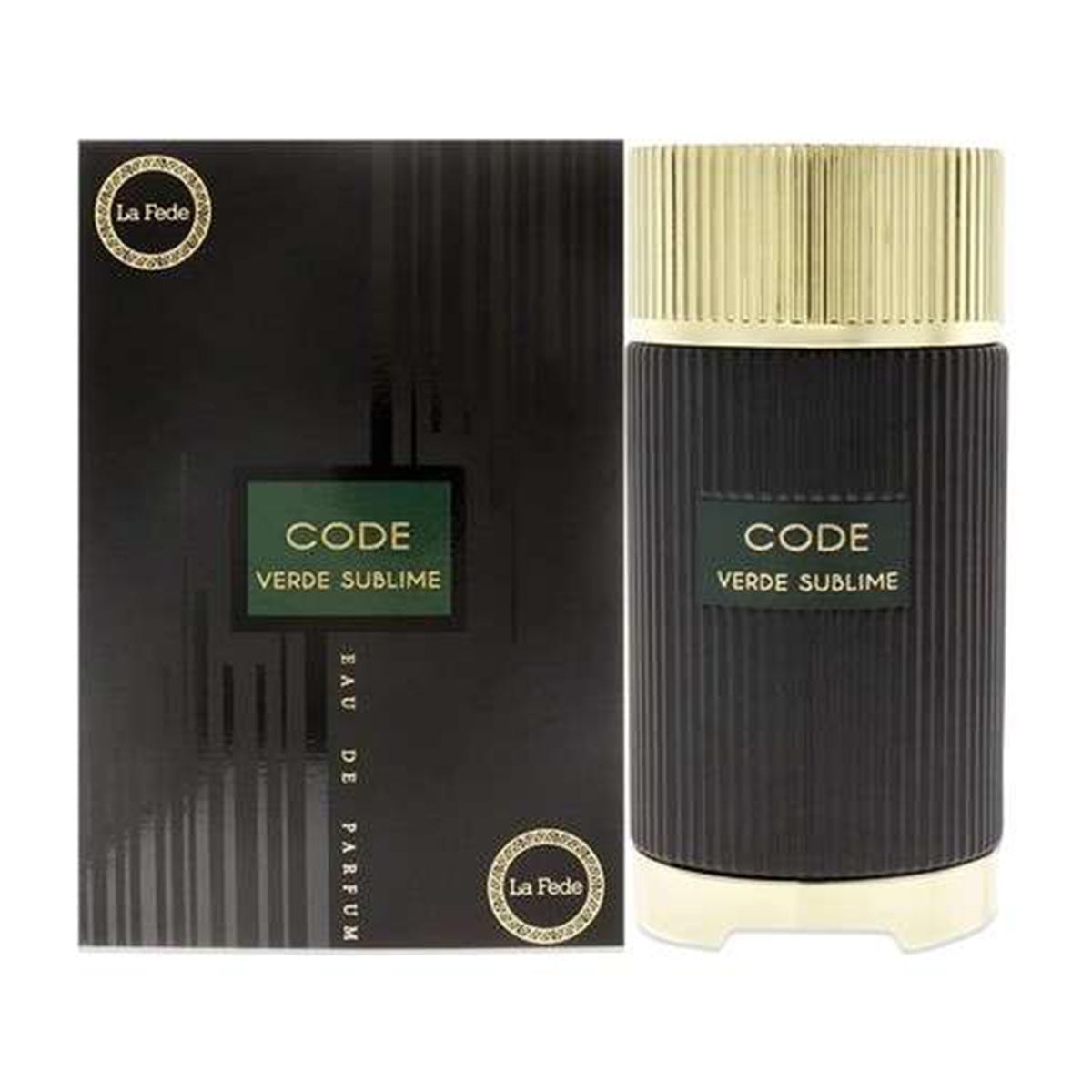 Jag Couture London - New York Khadlaj Perfumes La Fede Code Verde Sublime Eau De Parfum 100ml