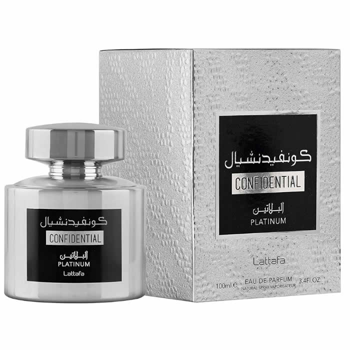 Jag Couture London - New York LATTAFA CONFIDENTIAL PLATINUM EDP SPRAY 100 ML