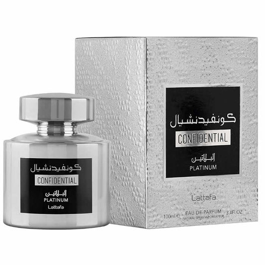 Jag Couture London - New York LATTAFA CONFIDENTIAL PLATINUM EDP SPRAY 100 ML