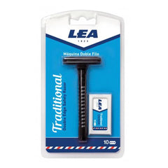 Jag Couture London - New York Lea Traditional Shaving Razor + 10 Blades