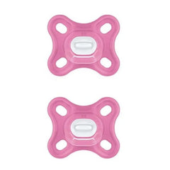 Jag Couture London - New York Mam Comfort Pacifier 100% Silicone Pink With Sterilizing Box 2 Units