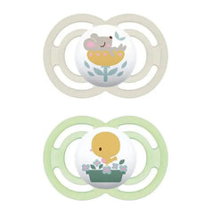 Jag Couture London - New York Mam Perfect Symmetrical Silicone Pacifier +16 Months Matt N Double Pack