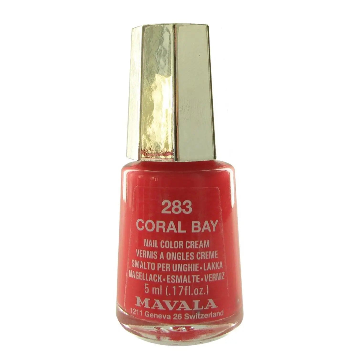 Jag Couture London - New York Mavala Nail Polish 283 Coral Bay 5ml