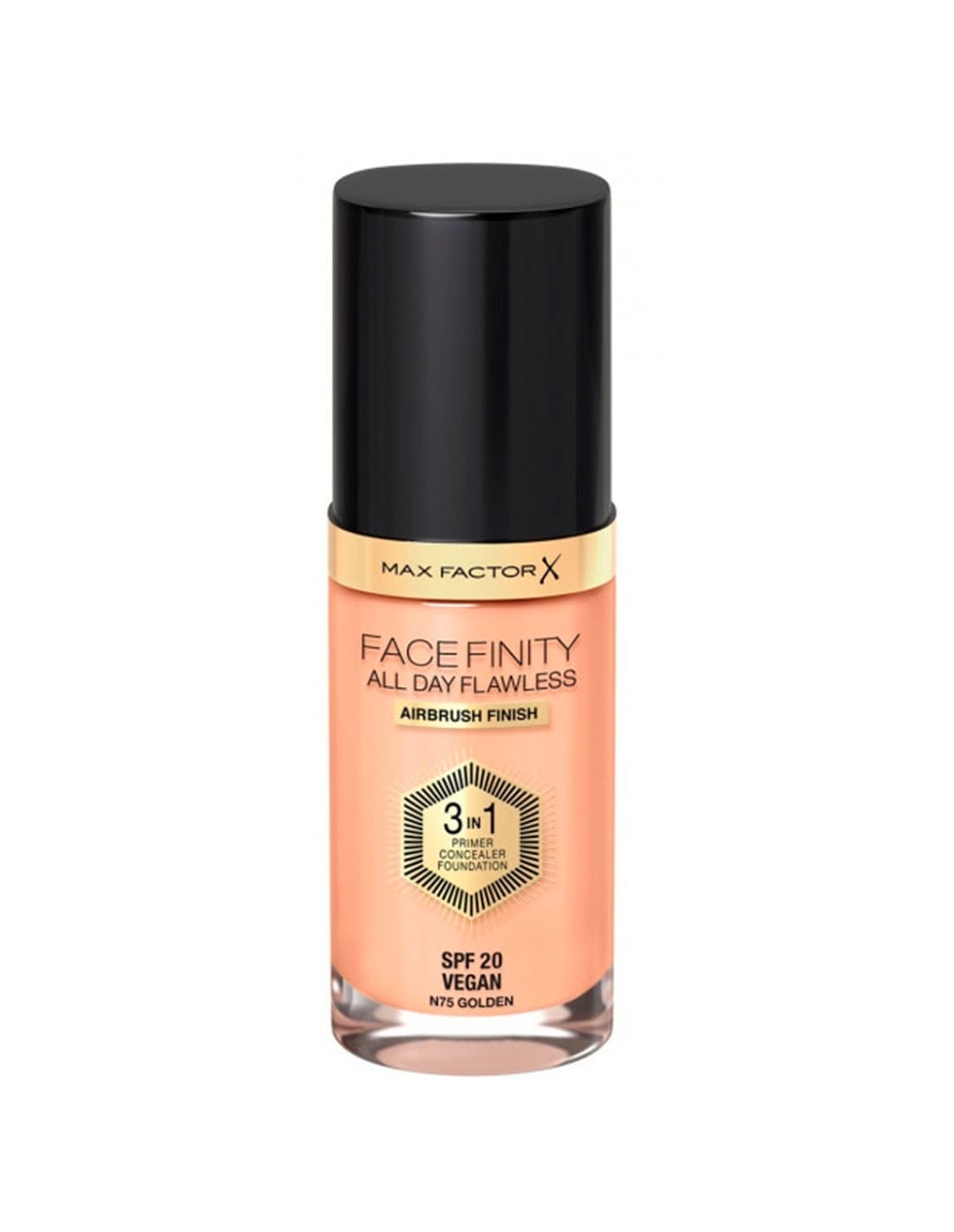 Jag Couture London - New York Max Factor Facefinity 3in1 Primer, Concealer y Foundation 75-Golden 30ml