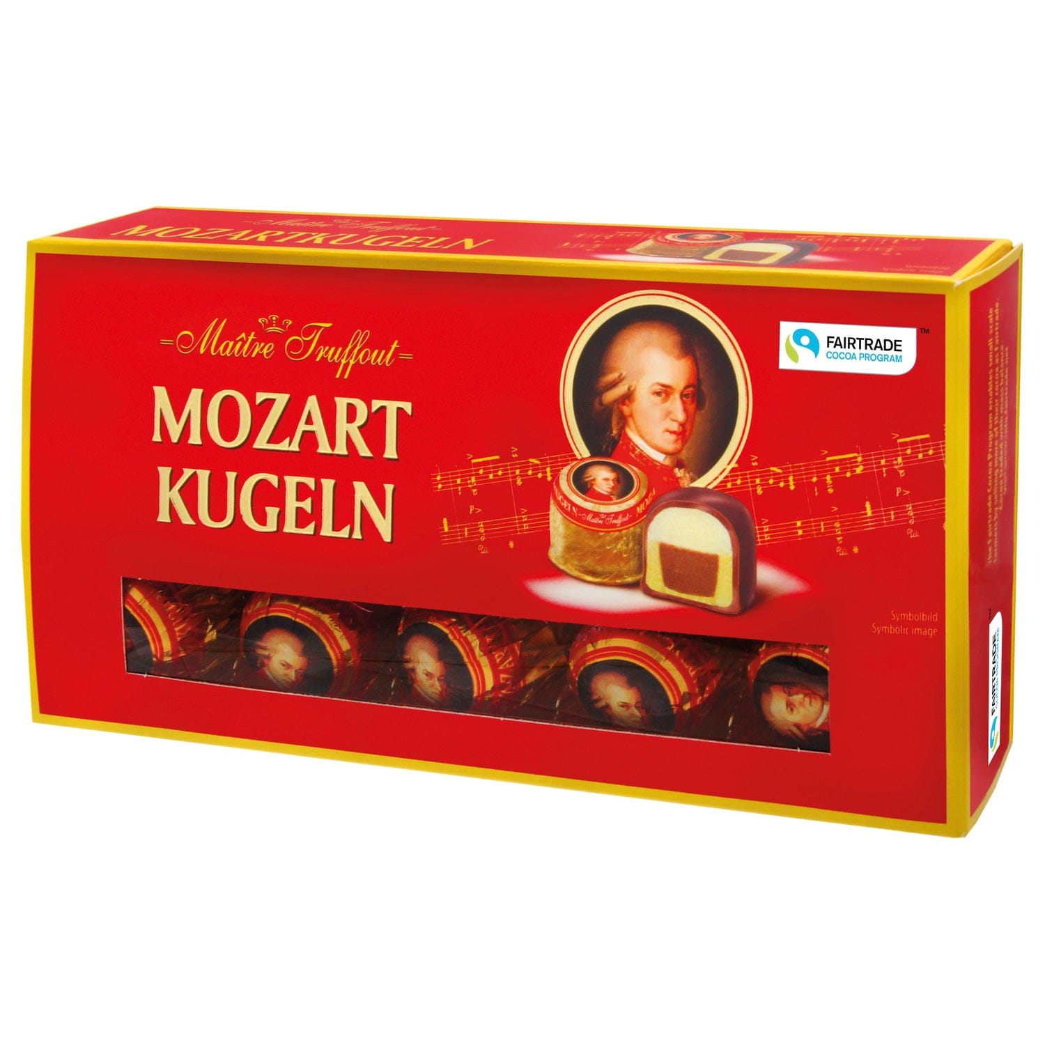 Jag Couture London - New York Mozart Kugeln carton of milk & dark chocolate, pistachio marzipan, marzipan and hazelnut praline bonbons