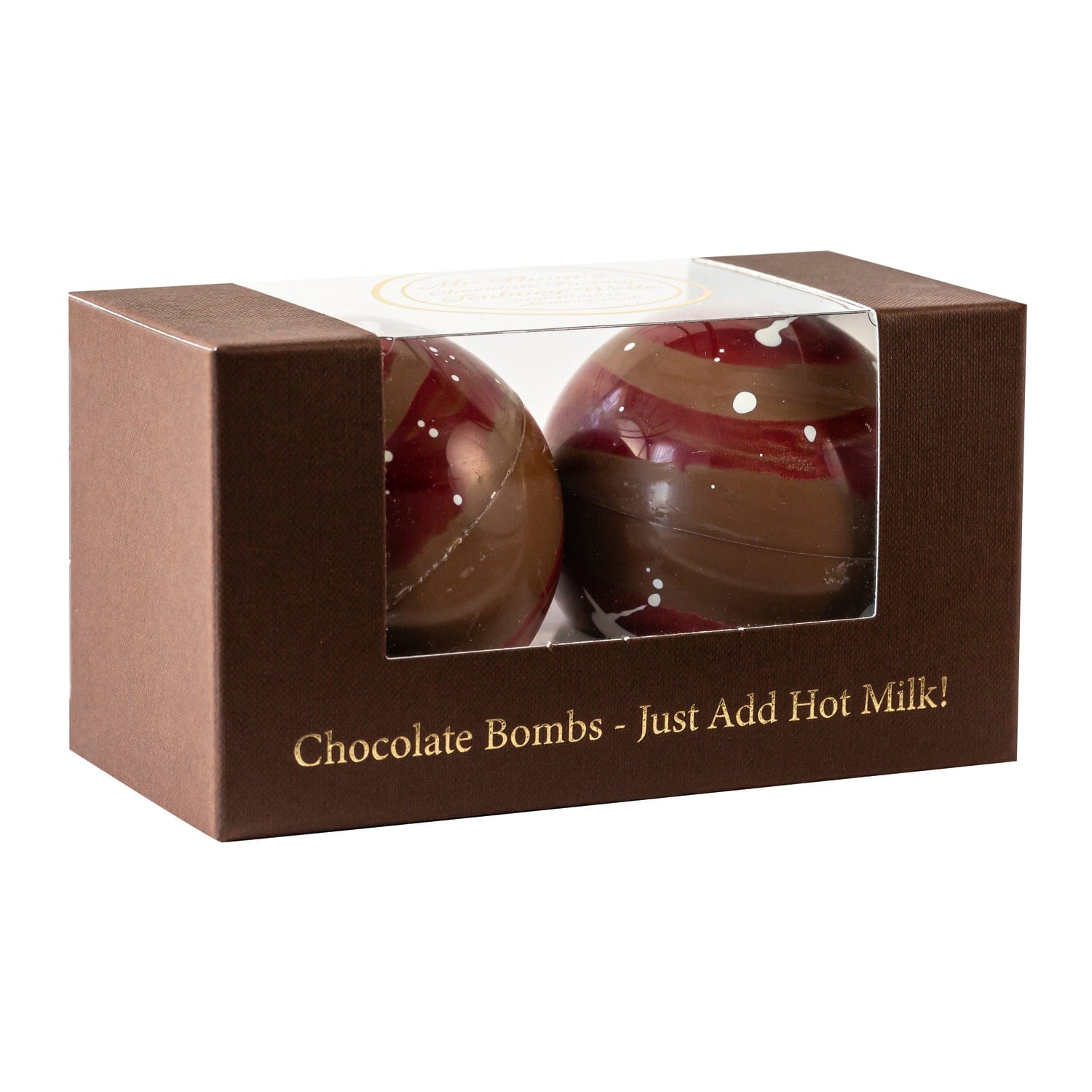 Jag Couture London - New York Mr Thoms duo milk chocolate bomb in gift box - VAT FREE