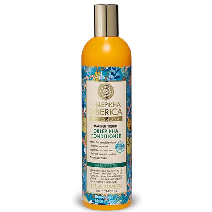 Jag Couture London - New York Natura Siberica Oblepikha Conditioner Maximum Volume 400ml