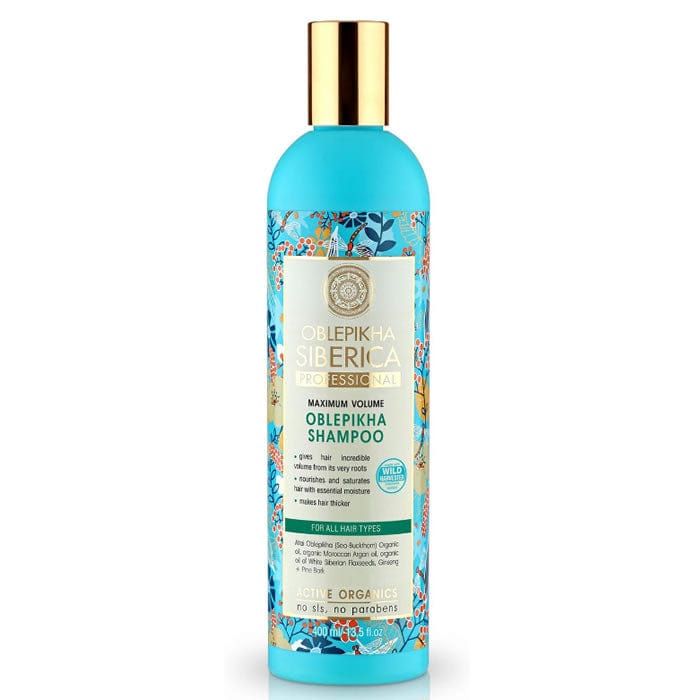 Jag Couture London - New York Natura Siberica Oblepikha Shampoo Maximum Volume 400ml