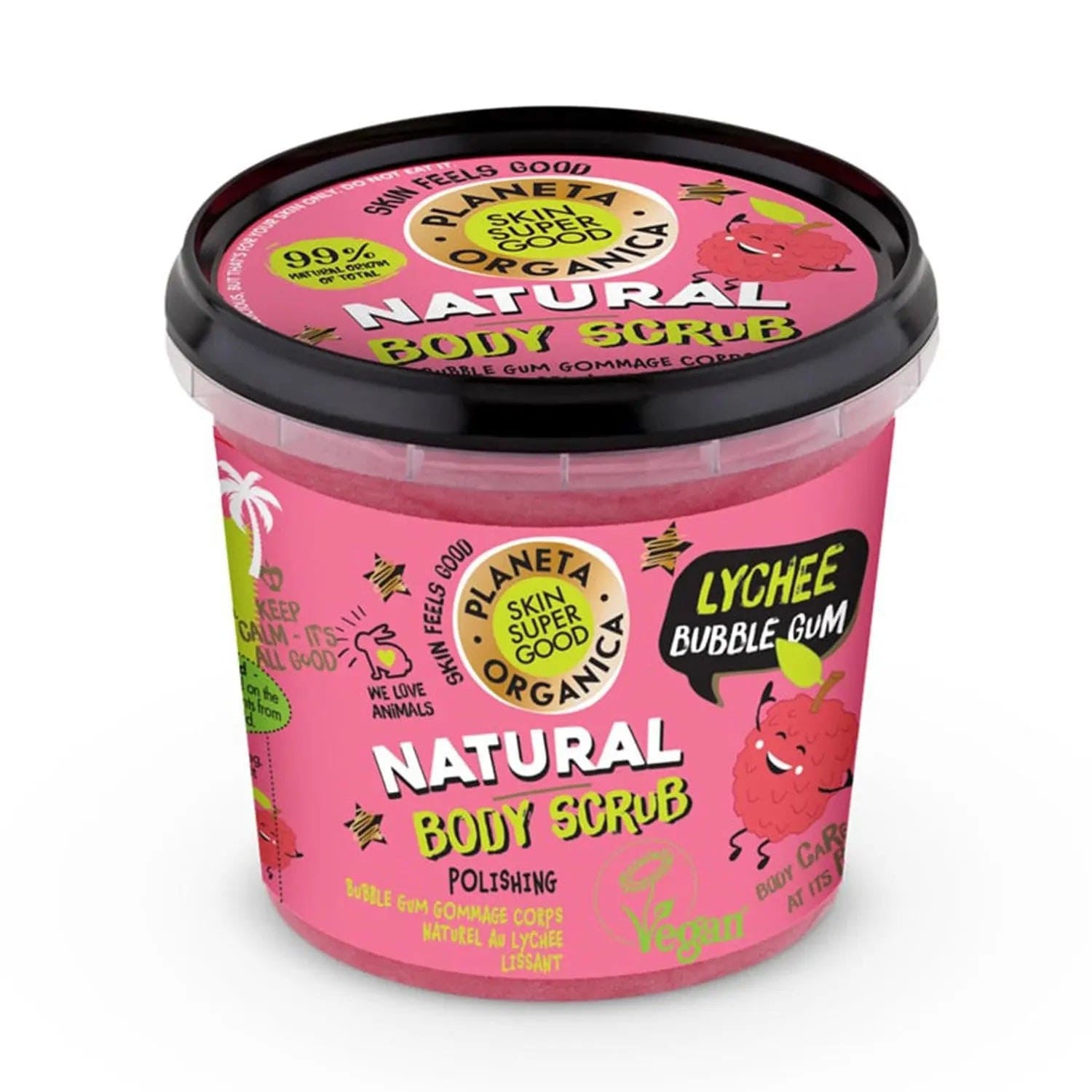 Jag Couture London - New York Natura Siberica Skin Super Good Natural Body Scrub Lychee Gum 360ml