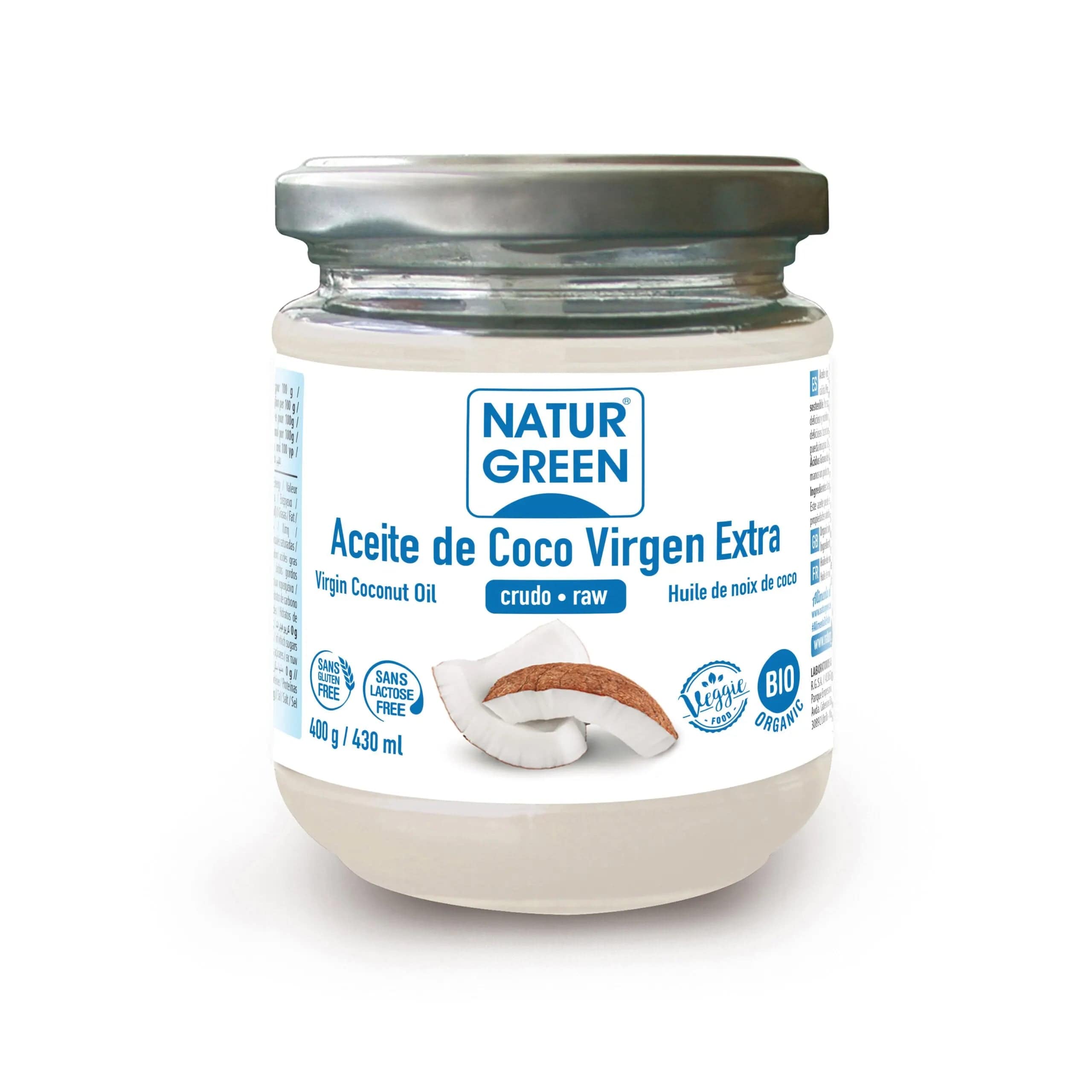 Jag Couture London - New York Naturgreen Aceite Virgen De Coco 400g