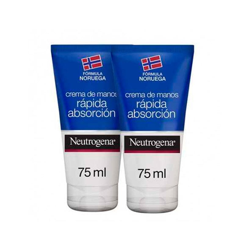 Jag Couture London - New York Neutrogena Double Hand Cream Fast Absorption 2x75ml