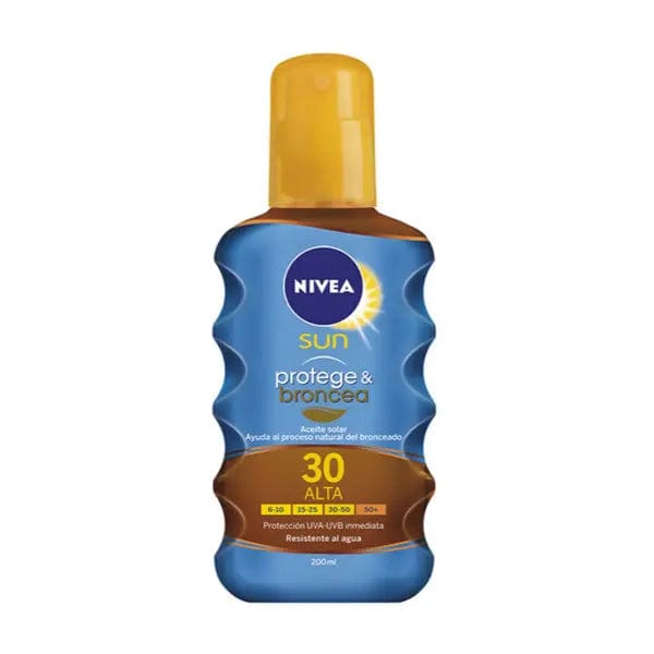 Jag Couture London - New York Nivea Sun Protect And Bronze Tan Activating Protecting Oil Spf30 200ml