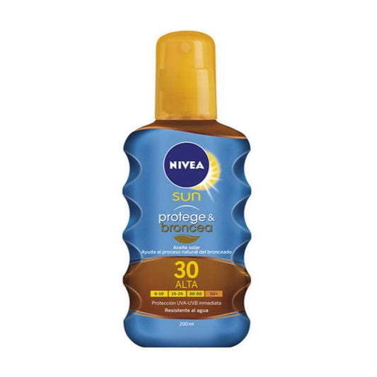 Jag Couture London - New York Nivea Sun Protect And Bronze Tan Activating Protecting Oil Spf30 200ml