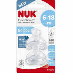 Jag Couture London - New York Nuk First Choice Size 2 Silicone Teat 2 Units